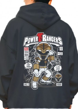 Hoodie Power Ranger Pop Culture Black