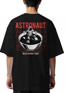 Oversized T-Shirt Relax Pop Culture Black
