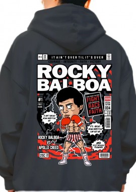 Pop Culture - Hoodie Rocky Balboa Pop Culture Black