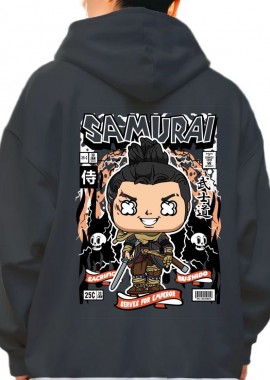 Hoodie Samurai Pop Culture Black