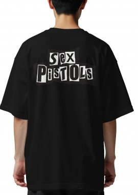 Oversized T-Shirt Sex Pistols Rock Avenue Black