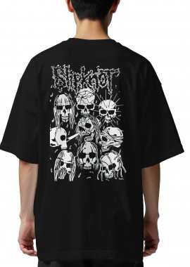 Oversized T-Shirt Slipknot Art Design2 Rock Avenue Black