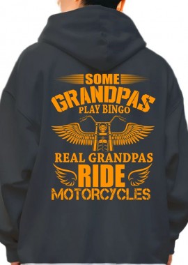 Pop Culture - Hoodie Some grandpas play bingo Pop Culture Black