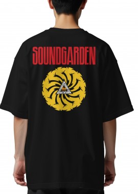 Rock Avenue - Oversized T-Shirt Soundgarden Bad Motor Finger Rock Avenue Black