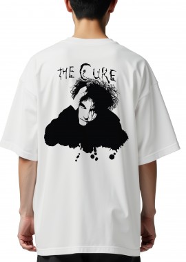 Rock Avenue - Oversized T-Shirt The Cure Robert Smith Rock Avenue White