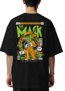 Oversized T-Shirt The Mask Pop Culture Black