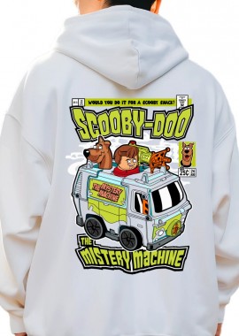 Pop Culture - Hoodie The Mistery Machine Pop Culture White