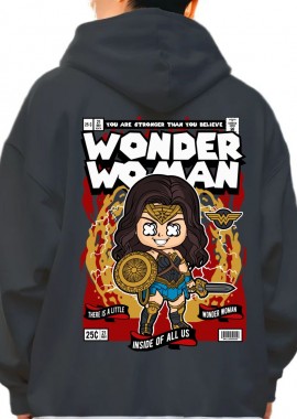 Pop Culture - Hoodie Wonder Woman Pop Culture Black