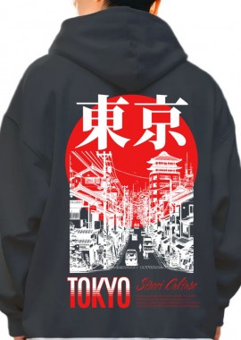 Pop Culture - Hoodie Tokyo Street Culture Pop Culture Black
