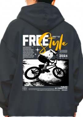 Hoodie Freestyle Pop Culture Black