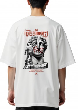 Oversized T-Shirt The Dissident Pop Culture White