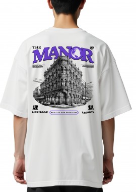 Pop Culture - Oversized T-Shirt Vintage Graphic Pop Culture White