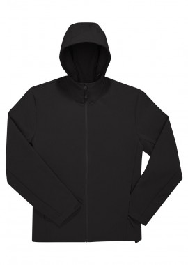 Softshell Μπουφάν με Κουκούλα Reset 3Lr 46042101 B & C Black