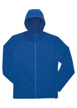 B & C - Softshell Μπουφάν με Κουκούλα Reset 3Lr 46042300 B & C Royal Blue