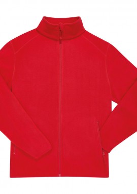 Unisex Fleece Ζακέτα Reset 80042400 B & C Micro Polar Fleece Red