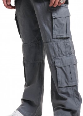 Παντελόνι Cargo DFCP052-00111 DEF Black grey