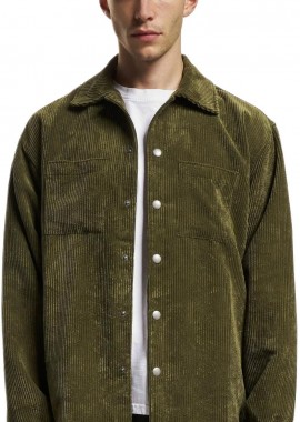 Πουκάμισο Cord DFST006-00176 DEF Olive