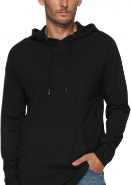 Urban Classics - Jersey Hoody Urban Classics TB1573-00007 black