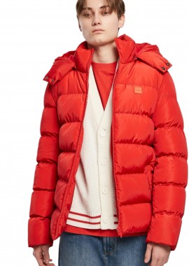 Ανδρικό Μπουφάν Puffer με Κουκούλα TB1807-04019 Urban Classics Black Hugered