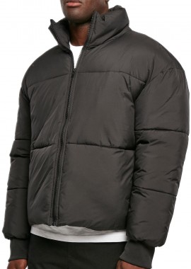 Μπουφάν Puffer Short Big TB5907 Urban Classics Μαύρο Black