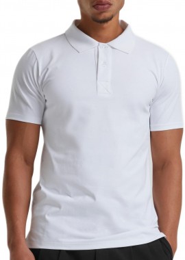 Urban Classics - Μπλούζα Polo TB7168 Urban Classics White