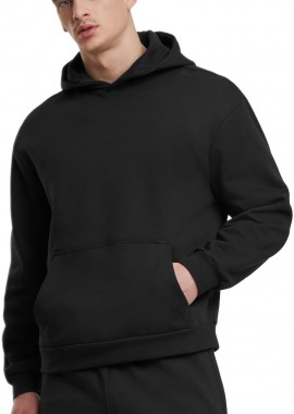 Oversized Light Brushed Fleece Hoody Urban Classics TB7558-00007 black