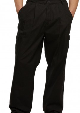 Παντελόνι Cargo Wide Pleated TB7604-00007 Urban Classics Black