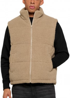 Γιλέκο Puffer Basic Teddy TB7939 Urban Classics darktaupe