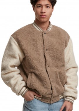 Urban Classics - Μπουφάν Teddy College Jacket TB7943-01279 Urban Classics darktaupe