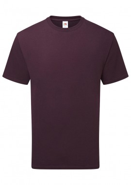 Ανδρικό T-Shirt 061362 Fruit of the Loom Pure Cotton Dark Plum