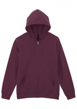 Gildan - Ζακέτα Φούτερ με Κουκούλα SF600 Gildan Softstyle Midweight Full Zip Hoodie Maroon