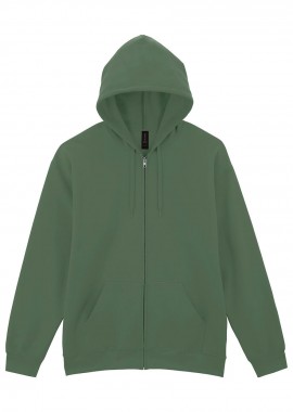 Gildan - Ζακέτα Φούτερ με Κουκούλα SF600 Gildan Softstyle Midweight Full Zip Hoodie Military Green
