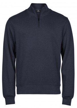 Tee Jays - Μπλούζα Φούτερ Ribbed Interlock Half Zip 5506 Tee Jays Navy