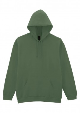 Φούτερ με Κουκούλα SF500 Gildan Softstyle Midweight Fleece Military Green