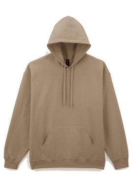 Φούτερ με Κουκούλα SF500 Gildan Softstyle Midweight Fleece Brown Savana