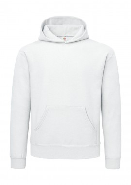 Φούτερ με Κουκούλα Supercotton 062278 Fruit of the Loom White