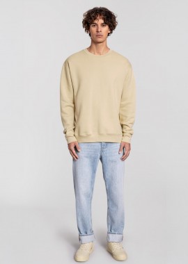 Φούτερ Μπλούζα 0622820 Fruit of the Loom Iconic Premium Set-In Sweat Desert Sand
