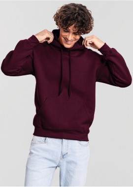 Fruit of the Loom - Φούτερ με Κουκούλα Iconic Premium 0622840 Fruit of the Loom Burgundy