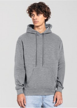 Φούτερ με Κουκούλα 0622940 Fruit of the Loom Iconic 250 Hooded Sweat Athletic Heather