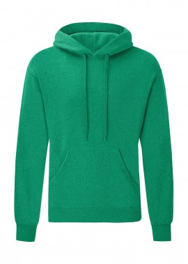 Fruit of the Loom - Ανδρικό Φούτερ με Κουκούλα 62-208-0 Fruit of the Loom Classic Hooded Sweat Heather Green