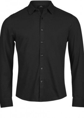 Πουκάμισο Luxury Stretch 1416 Tee Jays Tailored Fit Black