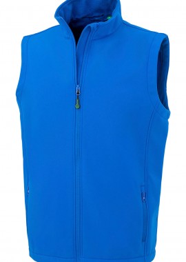 Result - Ανδρικό Αμάνικο Μπουφάν Softshell R902M Result Recycled Royal