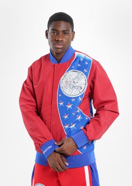 Mitchell & Ness - Mitchell & Ness 75th Anniversary Philadelphia 76ers Ανδρικό Bomber Μπουφάν (9000099314_1634)