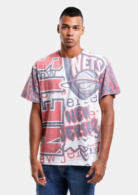 Mitchell & Ness Jumbotron 2.0 Sublimated Brooklyn Nets Men's T-Shirt (9000117290_1539)