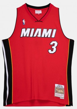 Mitchell & Ness NBA Dwyane Wade Miami Heat Μπασκετική Φανέλα (9000165442_14047)