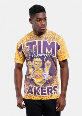 Mitchell & Ness Los Angeles Lakers Champ City Sublimated Ανδρικό T-shirt (9000178692_69352)