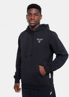 Nike - Nike NBA Chicago Bulls Dri-FIT Ανδρική Μπλούζα με Κουκούλα (9000232015_86329)
