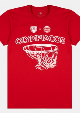 adidas - adidas Olympiacos BC EuroLeague Final 4 Athens 2026 Ανδρικό T-Shirt (9000286419_1634)