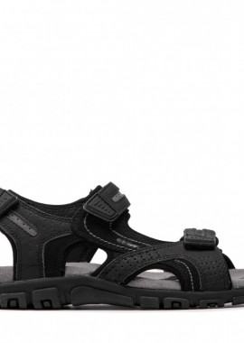 Ανδρικά Ανατομικά Σανδάλια Geox Strada U8224D 050AU C9310 Μαύρο