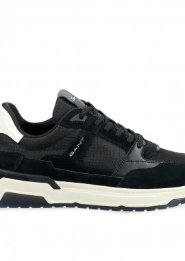 Gant - Ανδρικά Δερμάτινα Sneakers Gant Jeuton 31633015-G00 Μαύρα